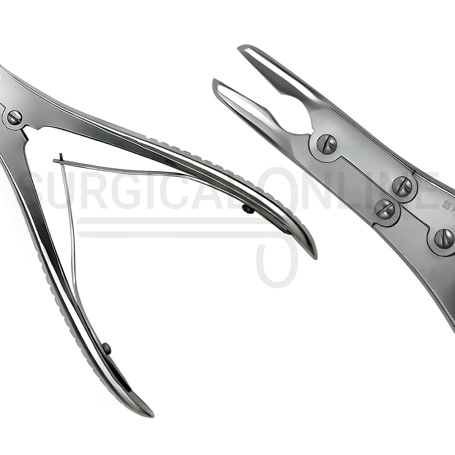 Ruskin Bone Rongeur Curved 7mm Bite 7.25"