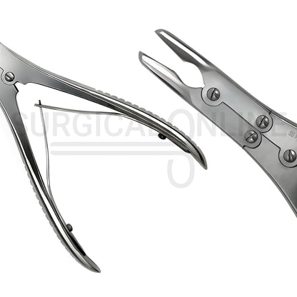 Ruskin Bone Rongeur Curved 7mm Bite 7.25"
