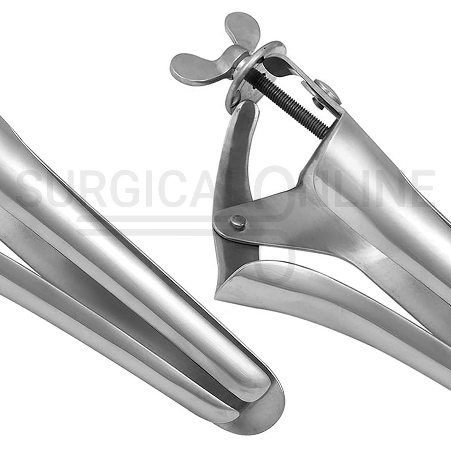 Polansky Vaginal Speculum 17″ 3-Blades With Butterfly Screw