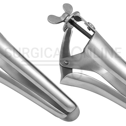 Polansky Vaginal Speculum 17″ 3-Blades With Butterfly Screw