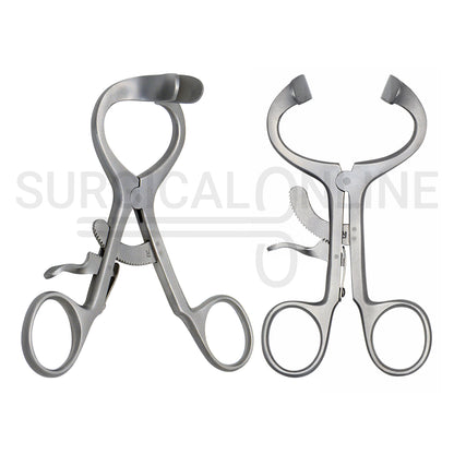 Molt Mouth Gag Retractor 3.5″ Curved Blades Pediatric