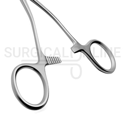 Young Tongue Forceps 6.5″ With Rubber Inserts Jaws