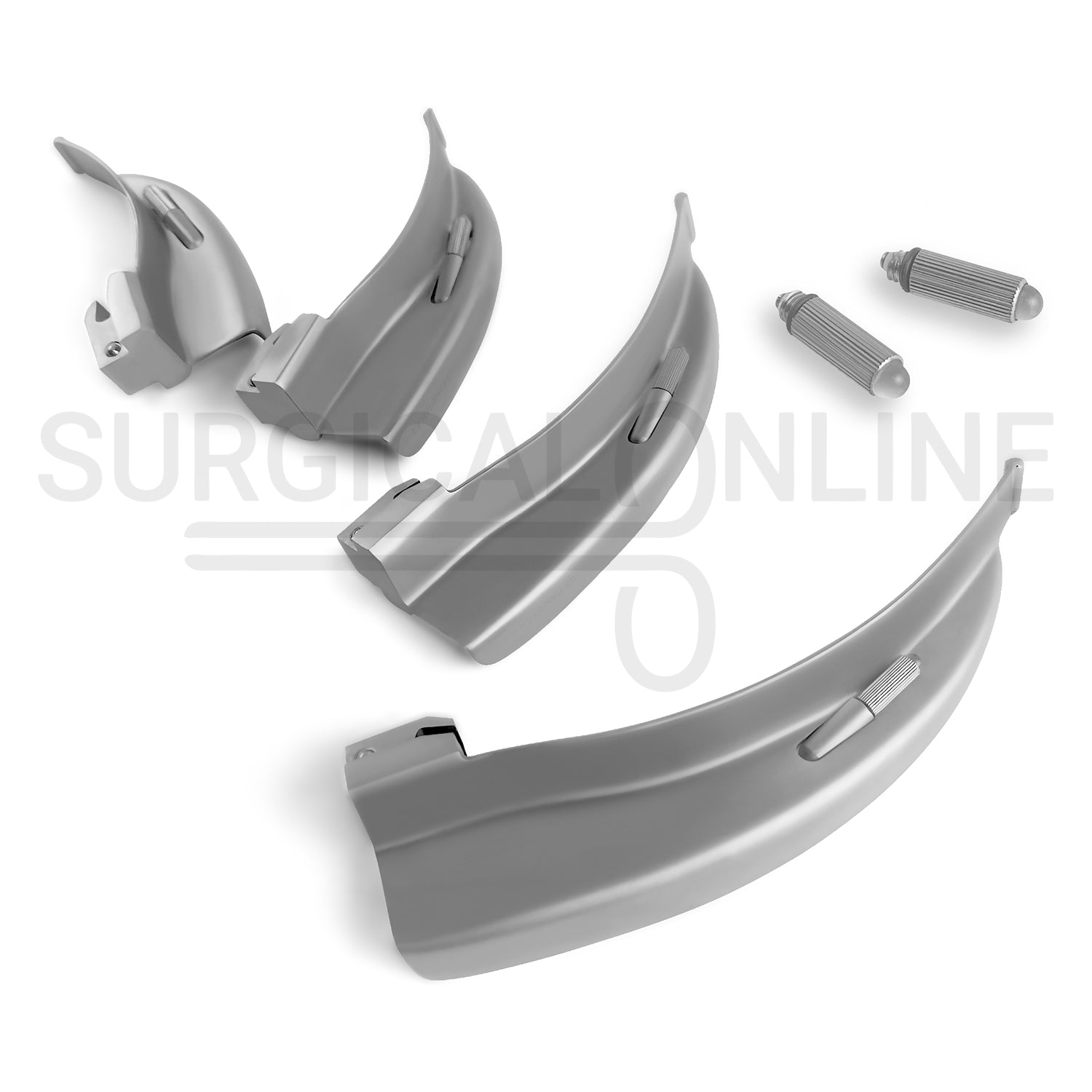 Conventional Laryngoscope Macintosh Set With Carrying Case