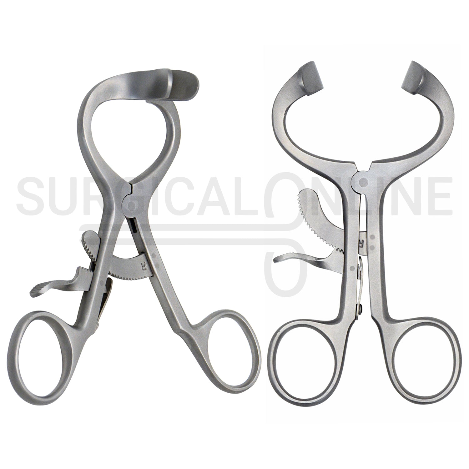 Molt Mouth Gag Retractor 4.5″ Curved Blades Child