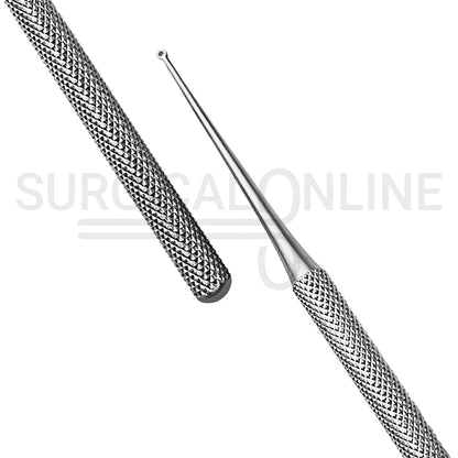 Buck Ear Curette 6.5″ Straight Sharp Blade #0