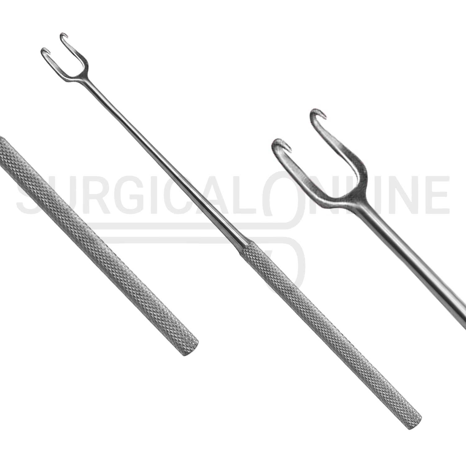 Joseph Skin Hook Single Ended Sharp 2 Prong 7mm 6.25"