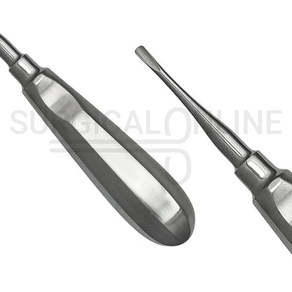 Dental Elevator #81 6″ Straight Flat Tip With Standard Handle