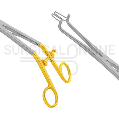 Kogan Endocervical Speculum 9.5″ With Gold Offset Handle