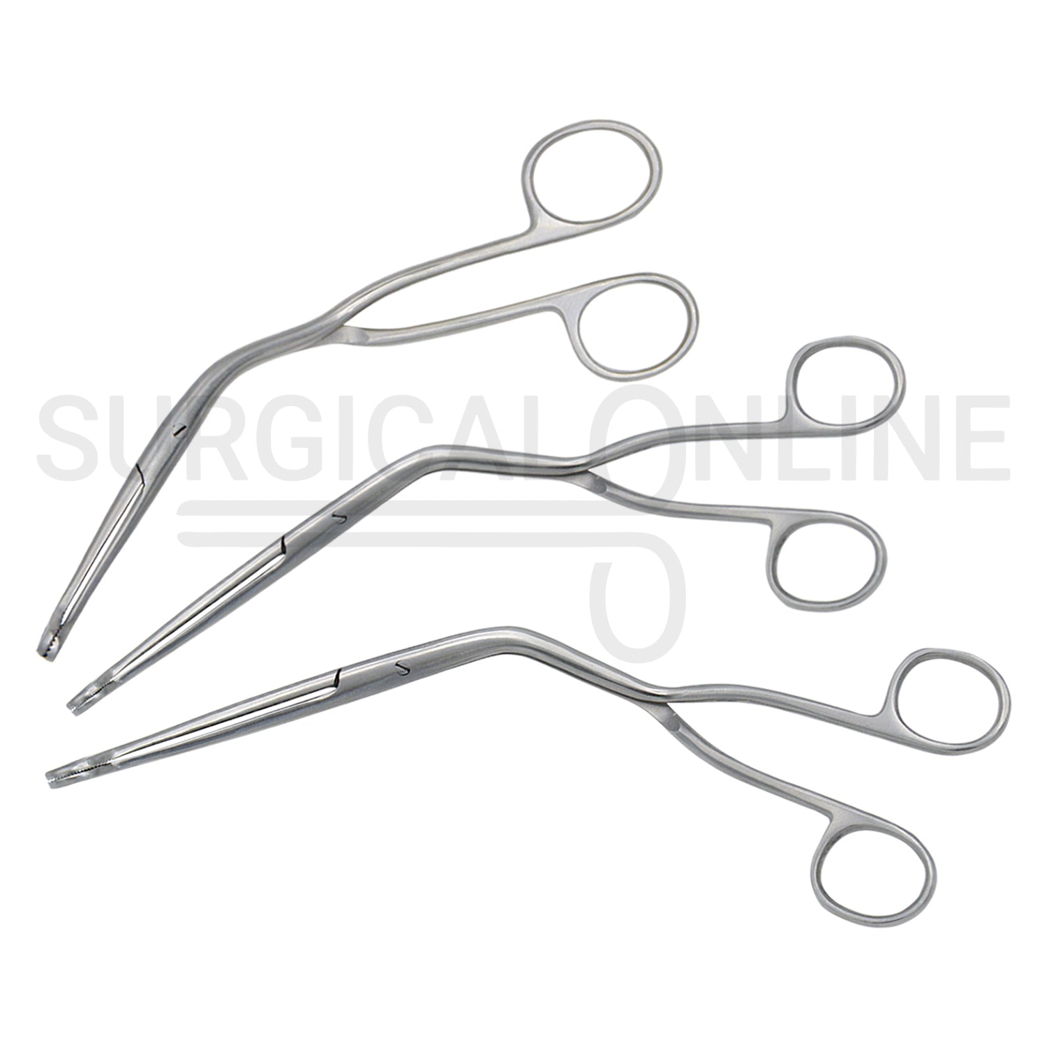 3 Pcs Magill Catheter Forceps 6", 8" & 10" Set