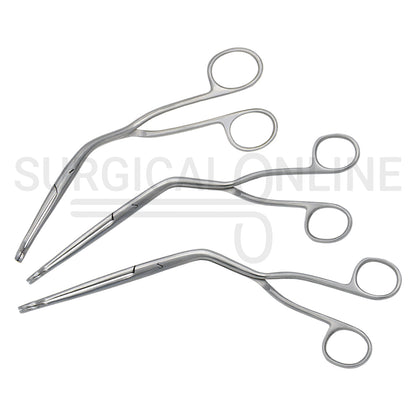 3 Pcs Magill Catheter Forceps 6", 8" & 10" Set