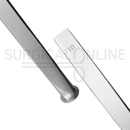 US Army Pattern Osteotome 6.25" Straight 10mm Wide