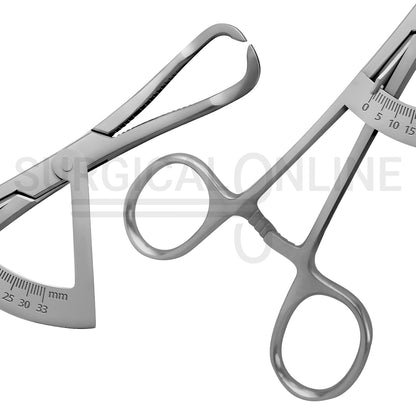 Bone Ridge Mapping Caliper 6.5″ 0–35mm Scale