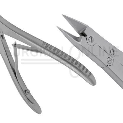 Ruskin Kleinkert Kutz Bone Splitting Forceps Delicate Blades, Straight 6.00"