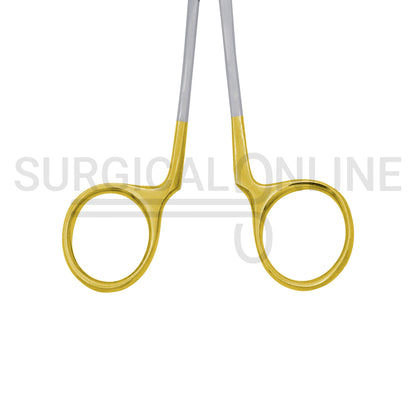 T/C Wynman Crown Remover Gripper Forceps 7″ Gold Ring Handle