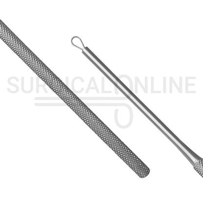 Billeau Ear Loop Curette 6.5″ Ring Blade Size #2 (Medium)