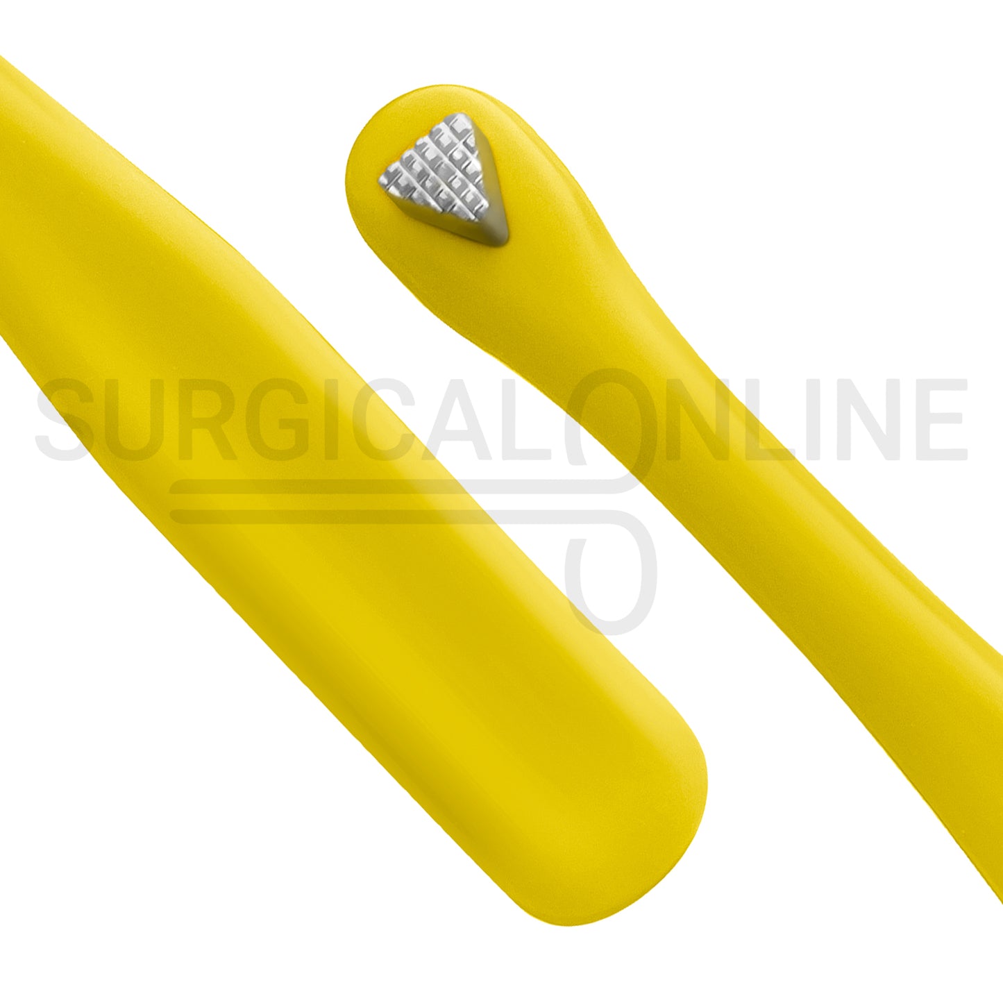Molar Band Seater Bite Stick Yellow 5" With Serrated Tip