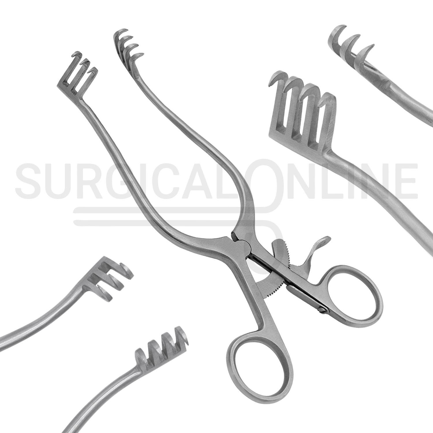 Weitlaner Self-Retaining Retractor 3X4 Prong Sharp 6.50"
