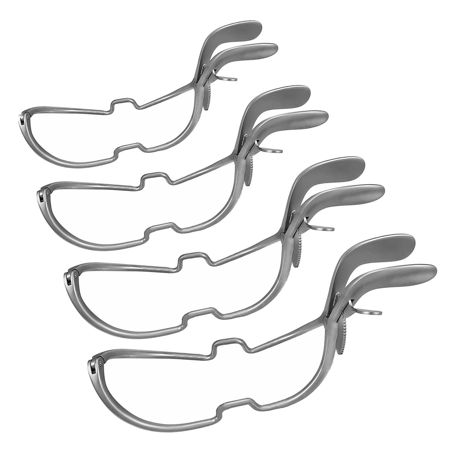 4 Pcs Jennings Mouth Gag 9cm, 11cm, 13cm & 15cm Set