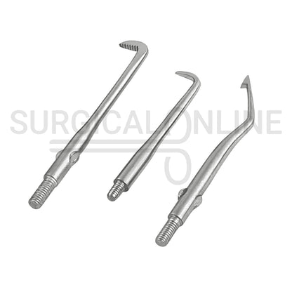 Semi-Automatic Crown Remover Gun 6″ With 3 Attachment Tips Set