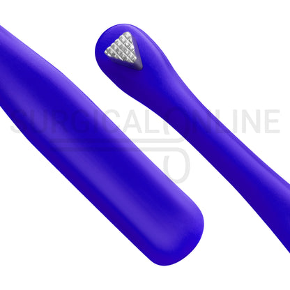 Molar Band Seater Bite Stick Blue 5" With Serrated Tip