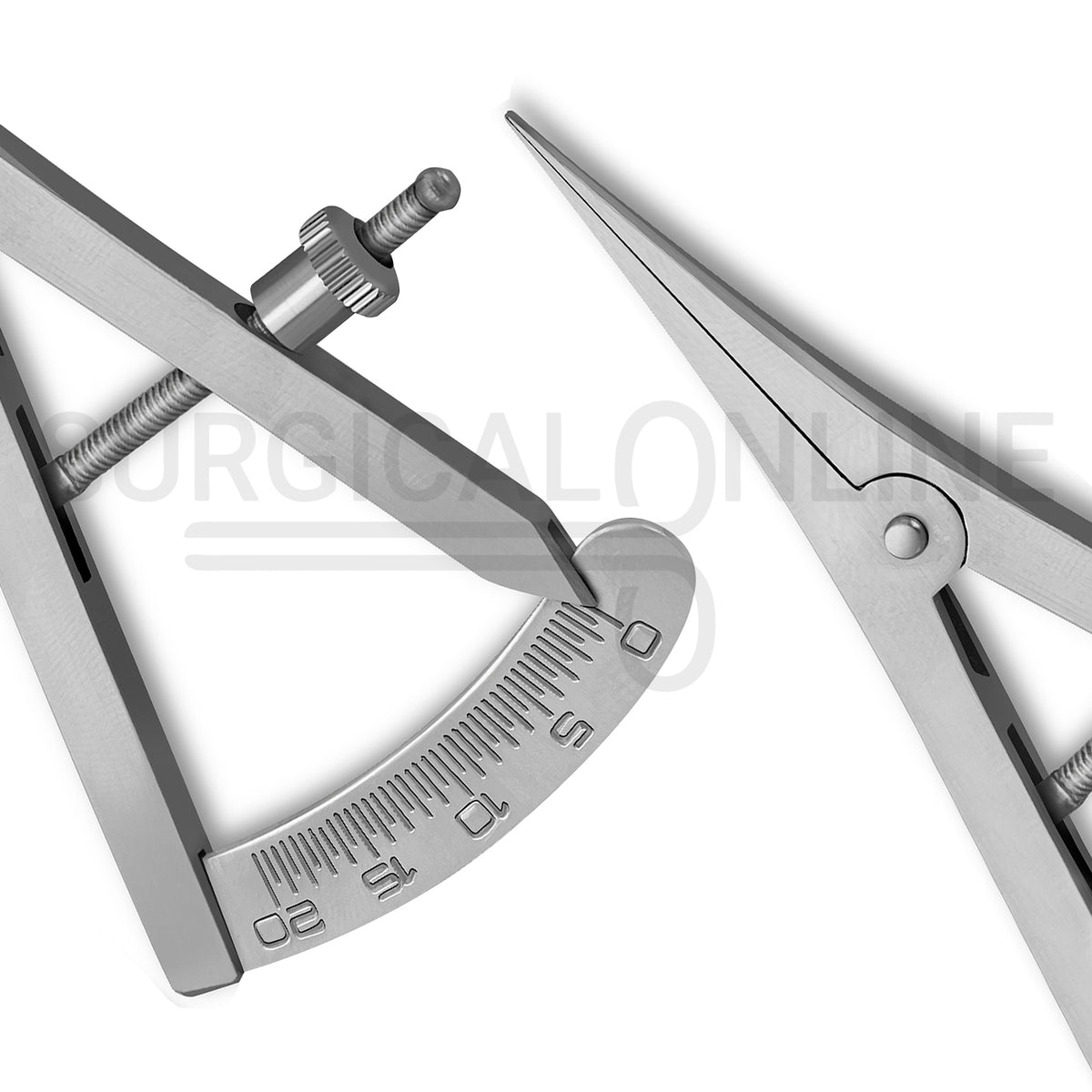 Castroviejo Caliper 3.5″ Straight Graduated 0–20mm