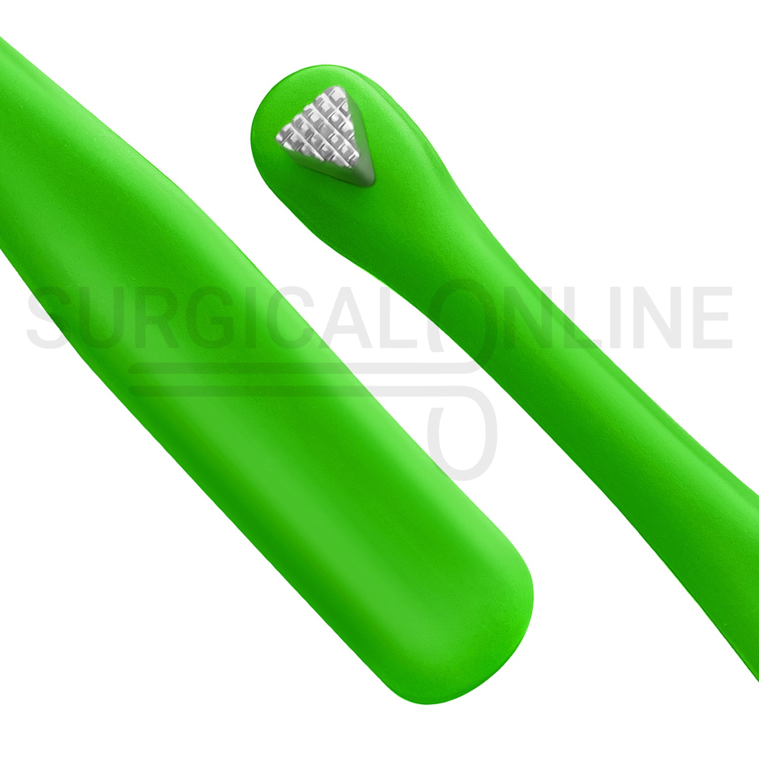 Molar Band Seater Bite Stick Green 5" With Serrated Tip