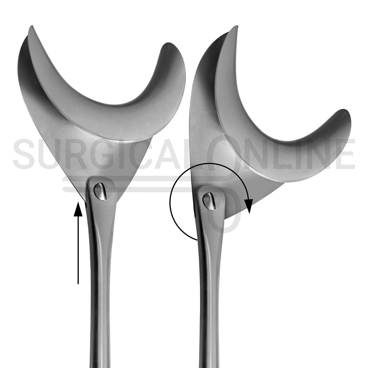 Cheek Retractor 7.75" With Swivel Blade