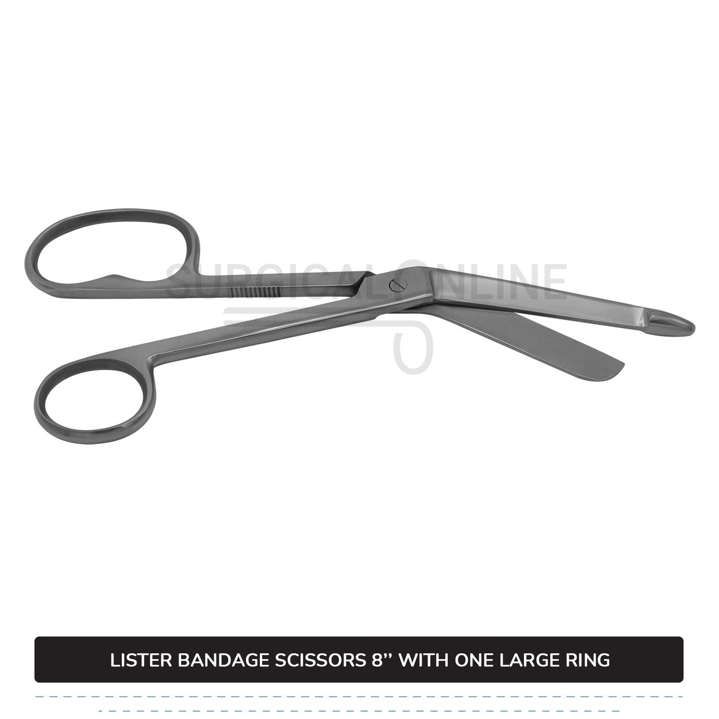 Lister Bandage Scissor 8" with One Large Ring