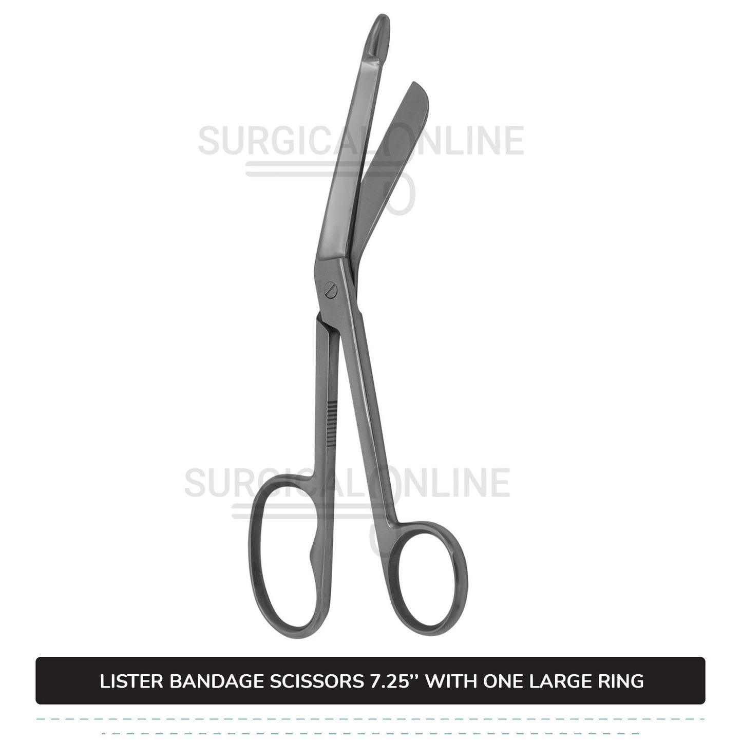 Lister Bandage Scissor 7.25" with One Large Ring
