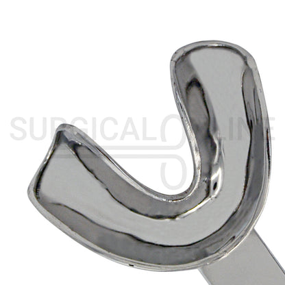 10 Edentulous Dental Impression Trays Solid