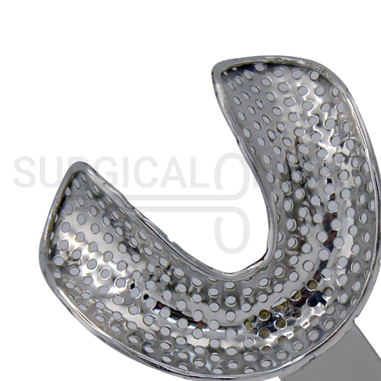 10 Edentulous Dental Impression Trays Perforated