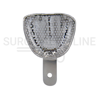 10 Edentulous Dental Impression Trays Perforated