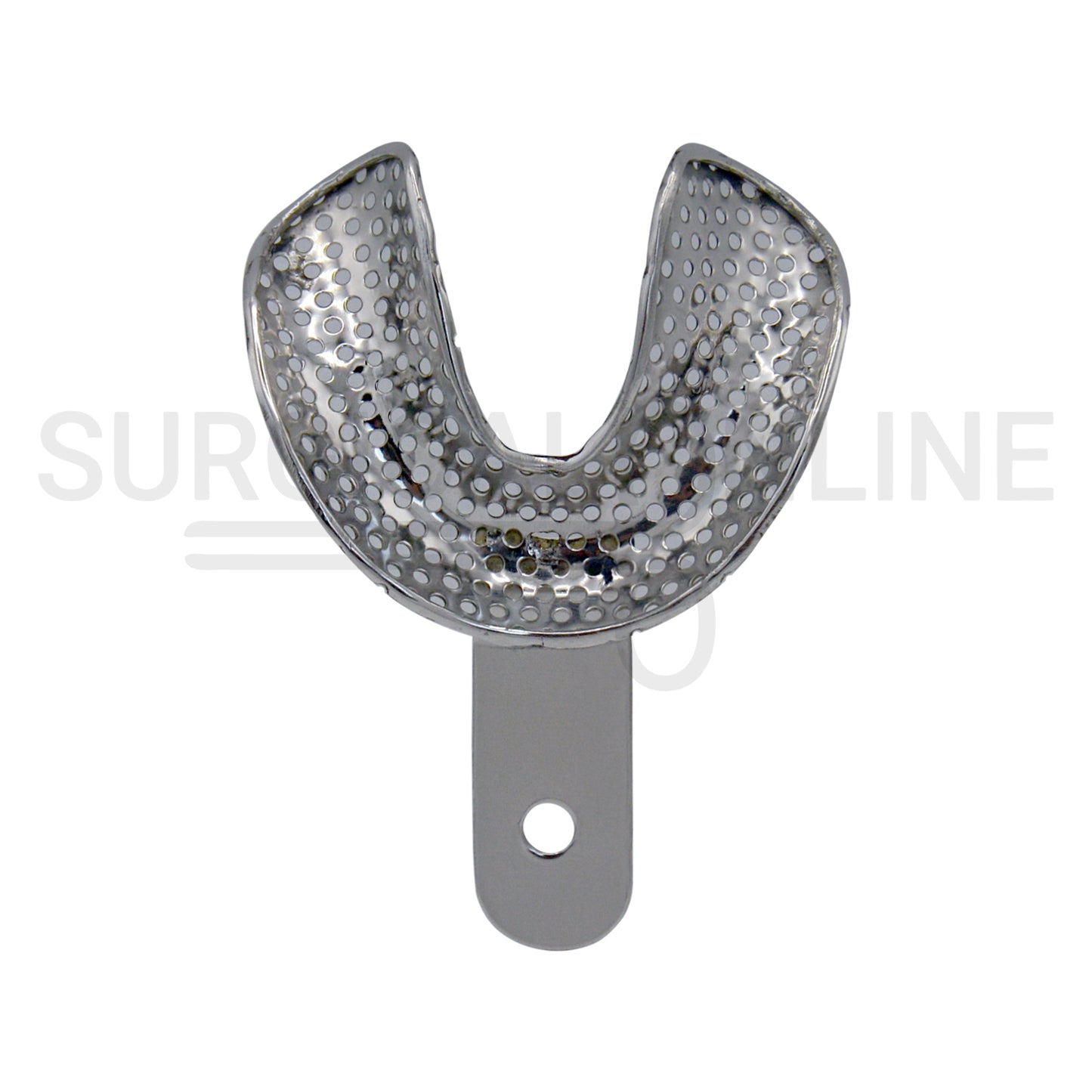 10 Edentulous Dental Impression Trays Perforated