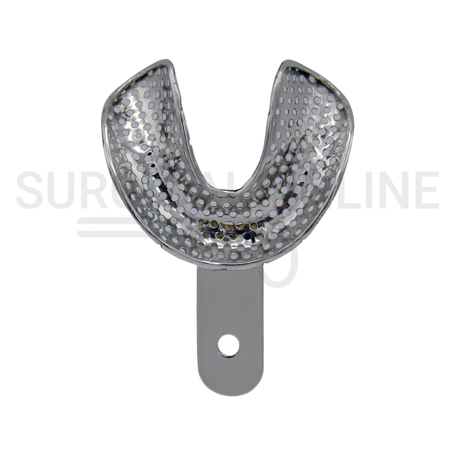 10 Edentulous Dental Impression Trays Perforated