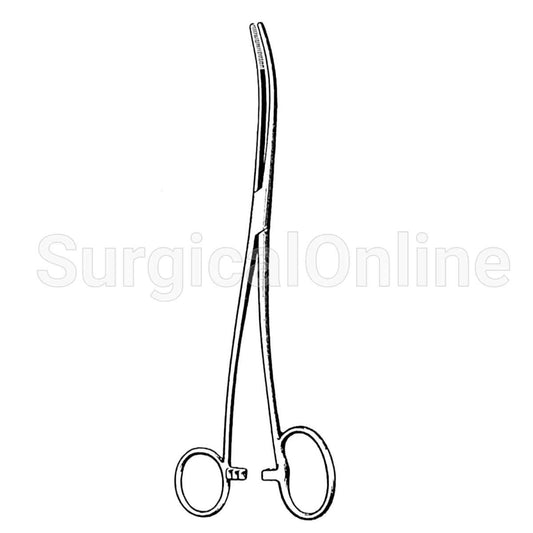Bozeman Forceps Straight W/Large Ring 10.00"