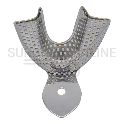 2 Dental Impression Trays Perforated L Upper & Lower