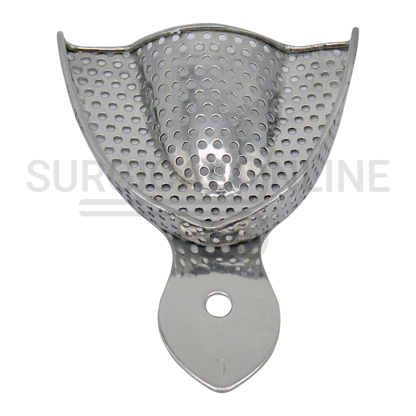2 Dental Impression Trays Perforated L Upper & Lower