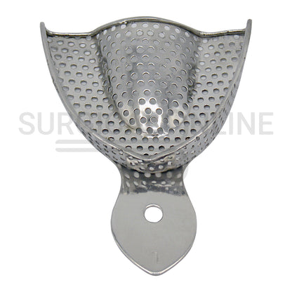 2 Dental Impression Trays Perforated L Upper & Lower
