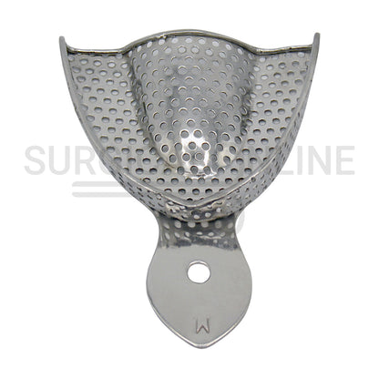 2 Dental Impression Trays Perforated M Upper & Lower