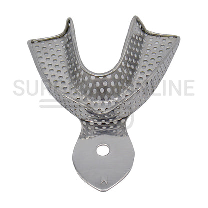 2 Dental Impression Trays Perforated M Upper & Lower