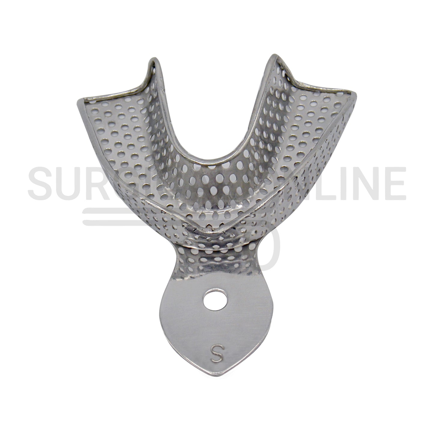 2 Dental Impression Trays Perforated S Upper & Lower