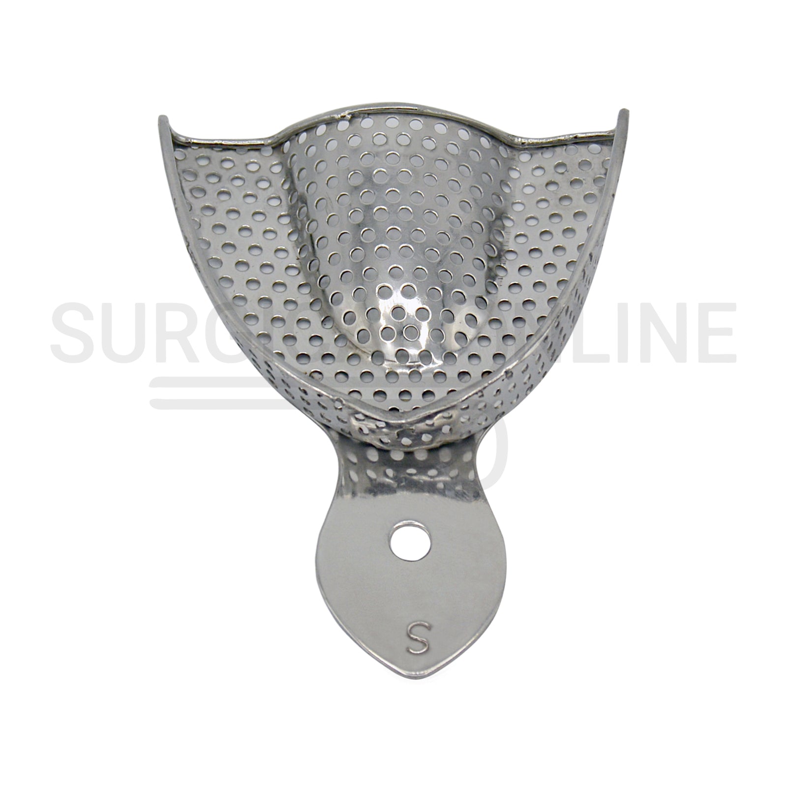 2 Dental Impression Trays Perforated S Upper & Lower