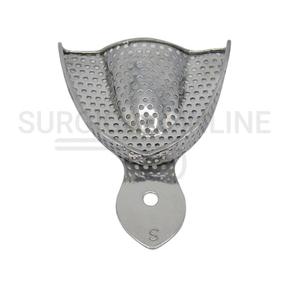 2 Dental Impression Trays Perforated S Upper & Lower