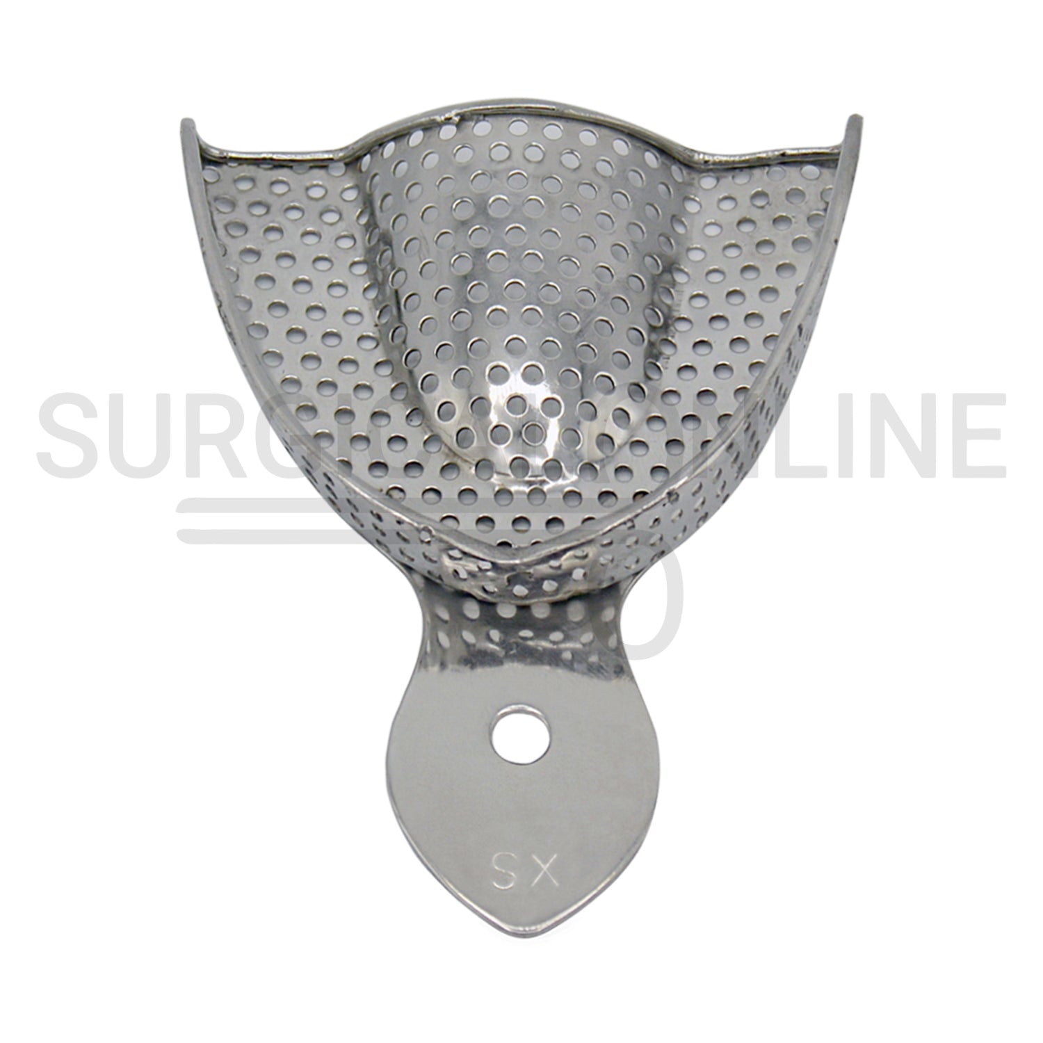 2 Dental Impression Trays Perforated XS Upper & Lower