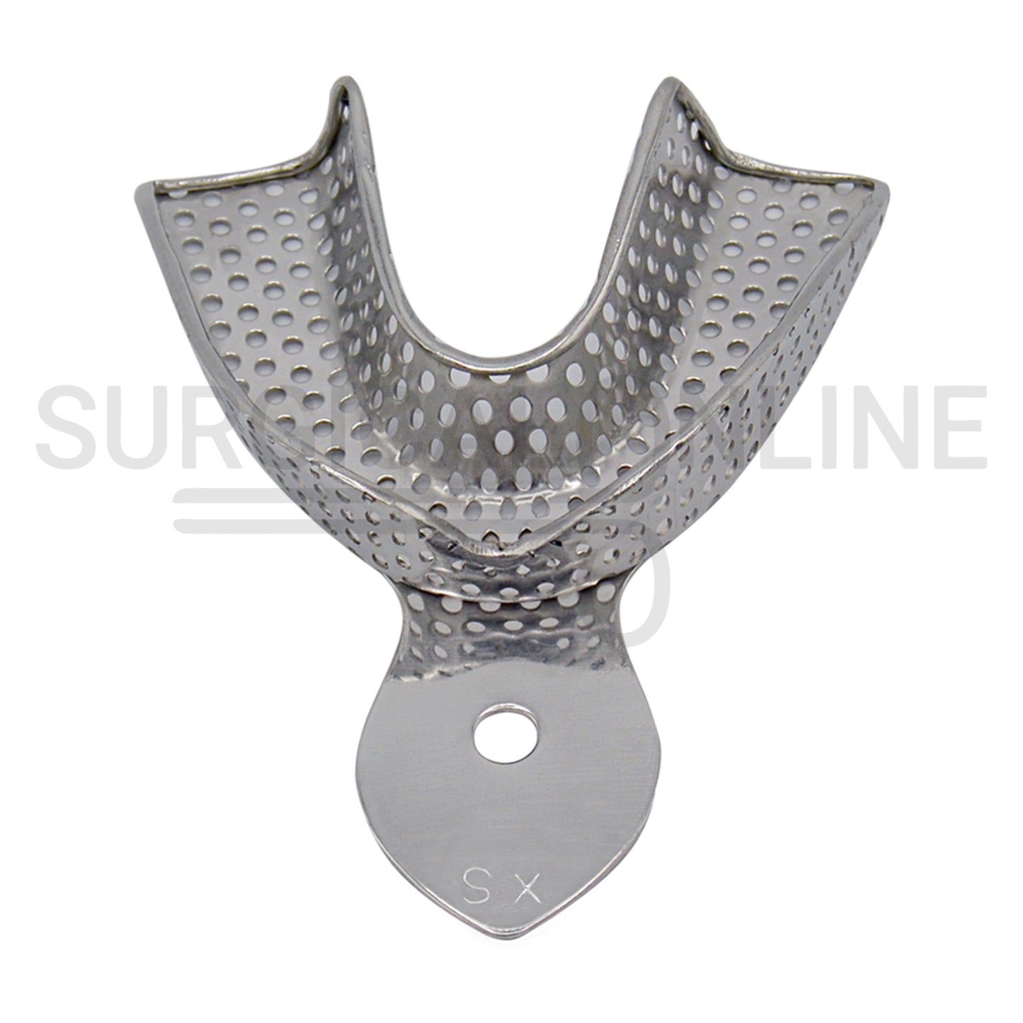 2 Dental Impression Trays Perforated XS Upper & Lower