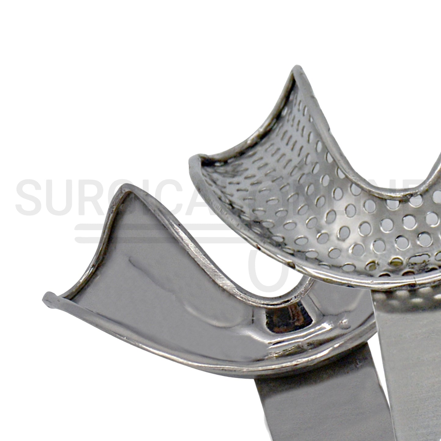 20 Edentulous Dental Impression Tray Set Solid & Perforatted