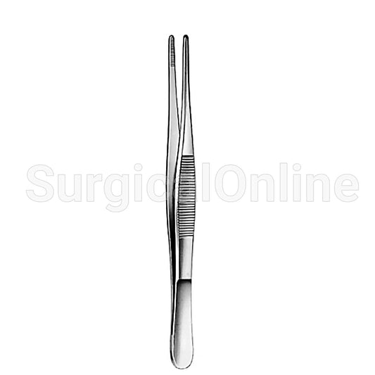 Thumb Dressing Forceps Serrated 10.00"