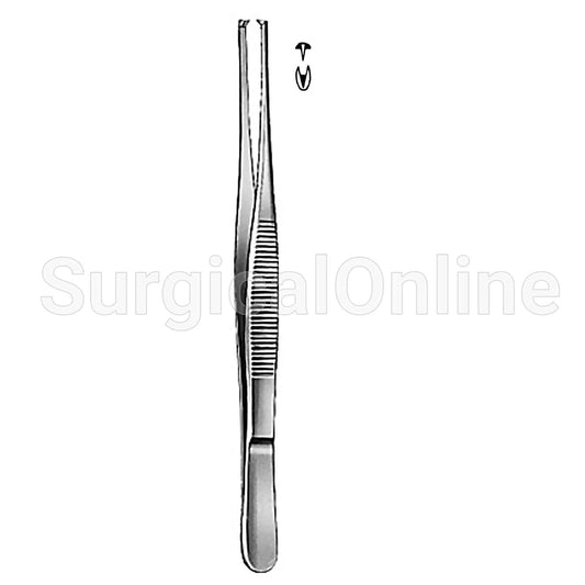 Thumb Tissue Forceps With 1X2 Teeth 5.00"