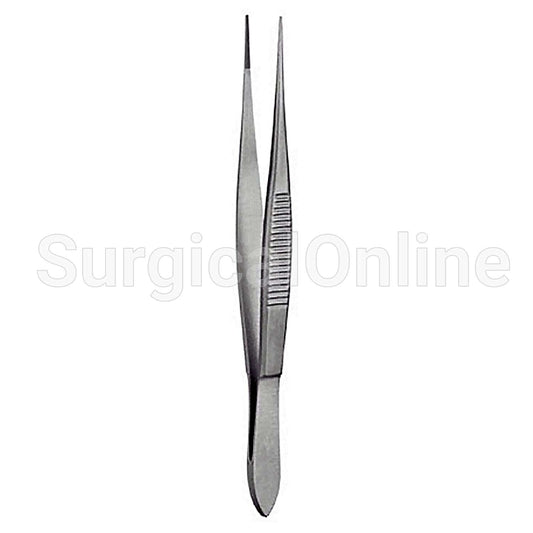 Eye Dressing Forceps Serrated Straight 4.00"