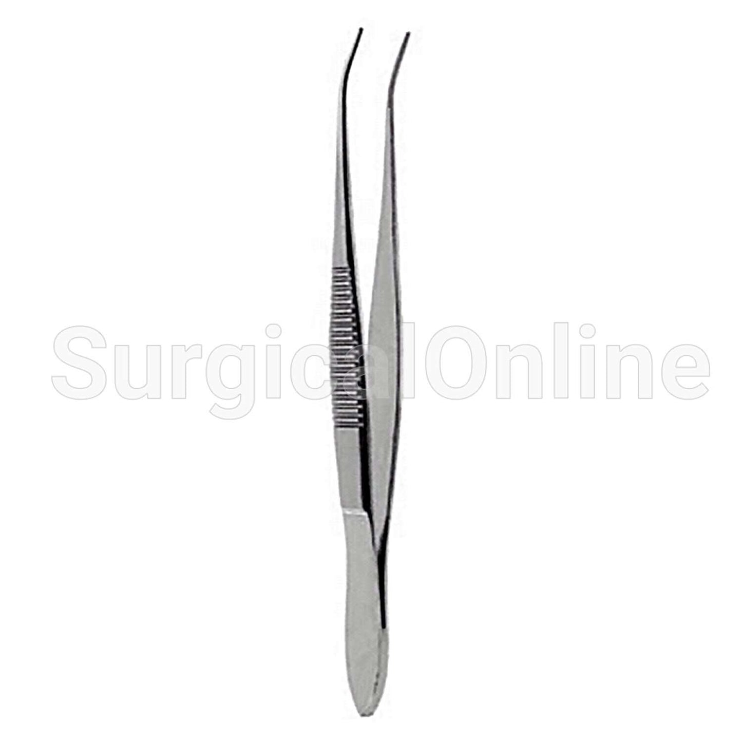 Eye Dressing Forceps Serrated Half Curved. 4.00"
